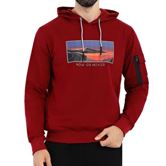 Толстовка мужская Radder Amalfi бордовая 442226-670