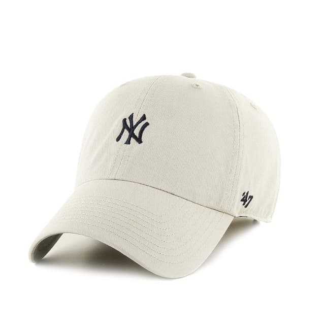 Бейсболка 47 Brand NEW YORK YANKEES BASE RUNNER бежева B-BSRNR17GWS-NT