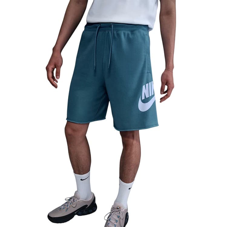 Шорты мужские Nike M NK CLUB ALUMNI FT SHORT голубые FQ4950-464
