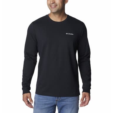 Лонгслів чоловічий Columbia EXPLORERS CANYON™ LONG SLEEVE T-SHIRT чорний 2054551-012