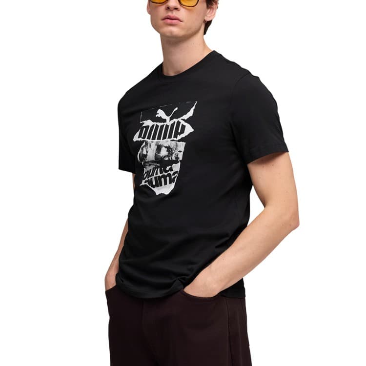 Футболка чоловіча Puma GRAPHIC Photoprint Tee чорна 69301001