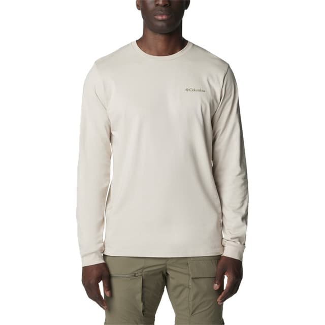 Лонгслив мужской Columbia EXPLORERS CANYON™ LONG SLEEVE T-SHIRT бежевый 2054551-280