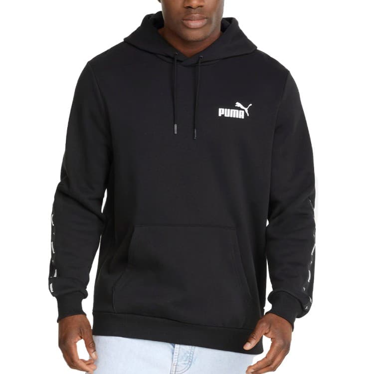 Толстовка мужская Puma ESS+ Tape Hoodie FL черная 84904001