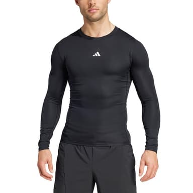 Футболка чоловіча Adidas TF LS TEE чорна JE6702