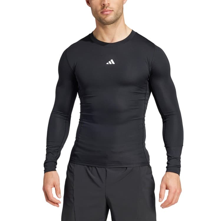 Футболка чоловіча Adidas TF LS TEE чорна JE6702