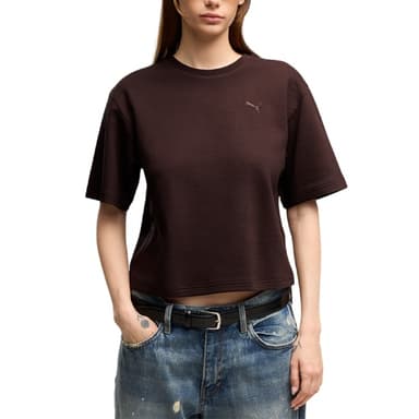 Футболка жіноча Puma ESS ELEVATED Relaxed Tee коричнева 69575133