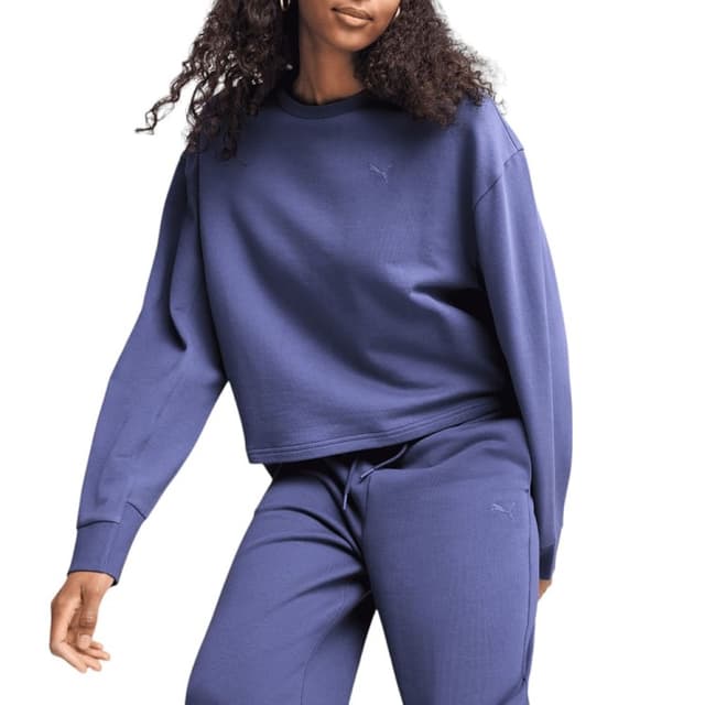 Толстовка женская Puma HER Relaxed Crew фиолетовая 68505846