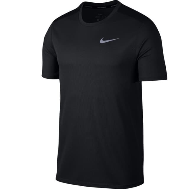 Футболка мужская Nike DF BRTHE RUN TOP SS SR черная 904634-010