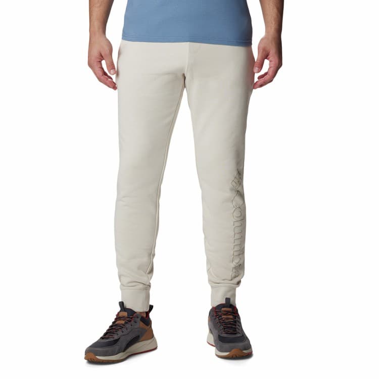 Штани чоловічі Columbia M CSC Logo™ Fleece Jogger II бежеві 1911601-278