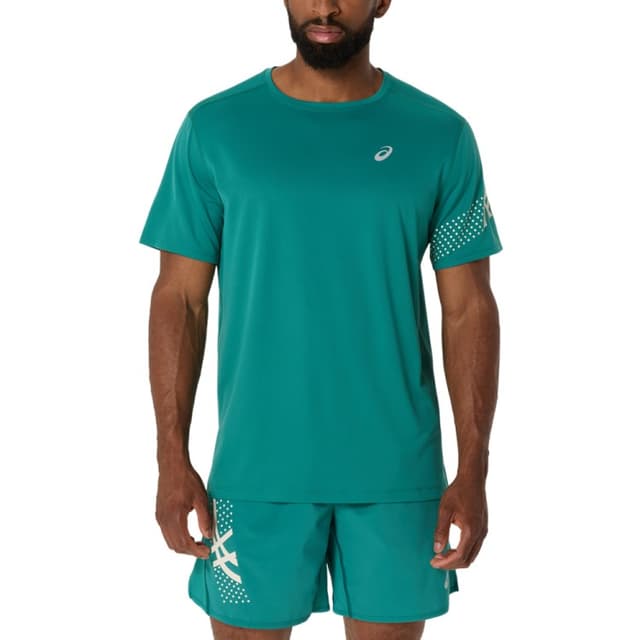 Футболка чоловіча Asics ASICS ICON SS TOP бірюзова 2011D239-300