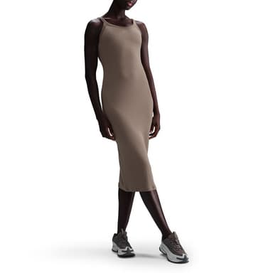 Сукня жіноча Nike W NSW NK CHLL KNT MRIB TNK DRS коричнева HJ0710-233
