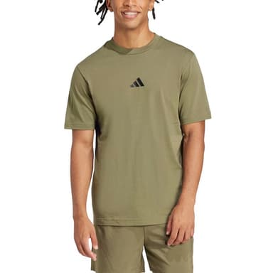 Футболка чоловіча Adidas M SL SJ T оливкова JF1097
