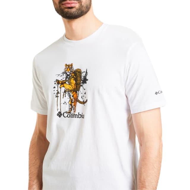 Футболка мужская Columbia Timber Point™ Graphic Tee белая 2022251-101