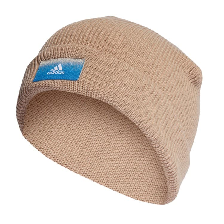 Шапка Adidas ESS BEANIE CUFF бежевая II3520