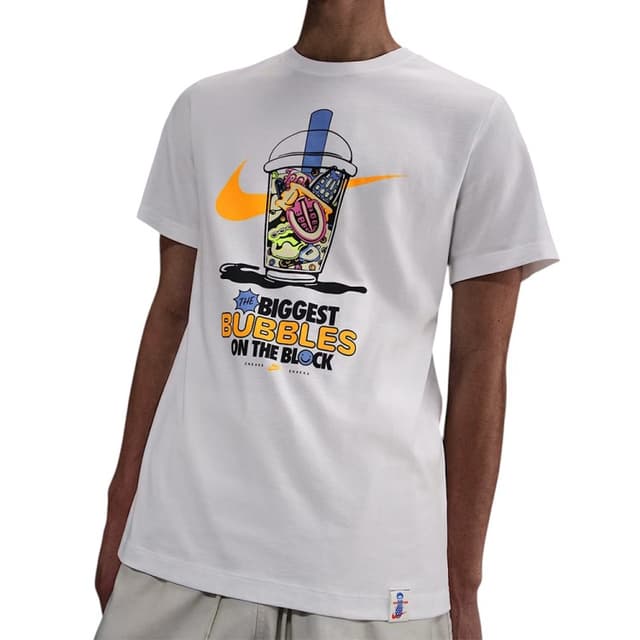 Футболка мужская Nike U NSW TEE OC SOLE FOOD HBR белая HJ0770-100