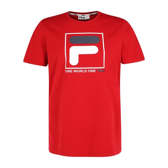 Футболка мужская Fila красная 07746-R3