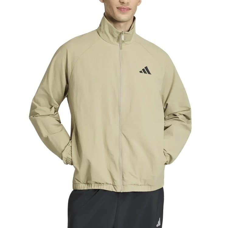 Вітрівка чоловіча Adidas Essential Small Logo Windbreaker пісочна KB6076