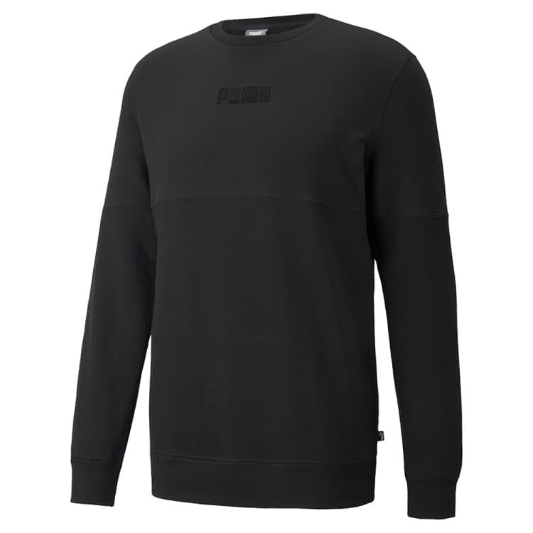 Толстовка мужские Puma Modern Basics Crew черная 58934701