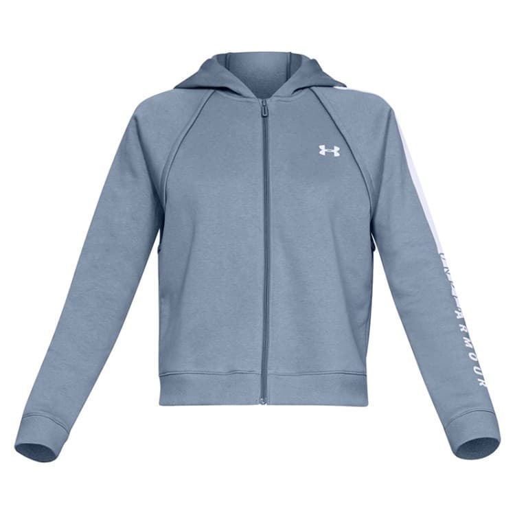 Толстовка жіноча Under Armour Rival Fleece Full Zip блакитна 1317856-420