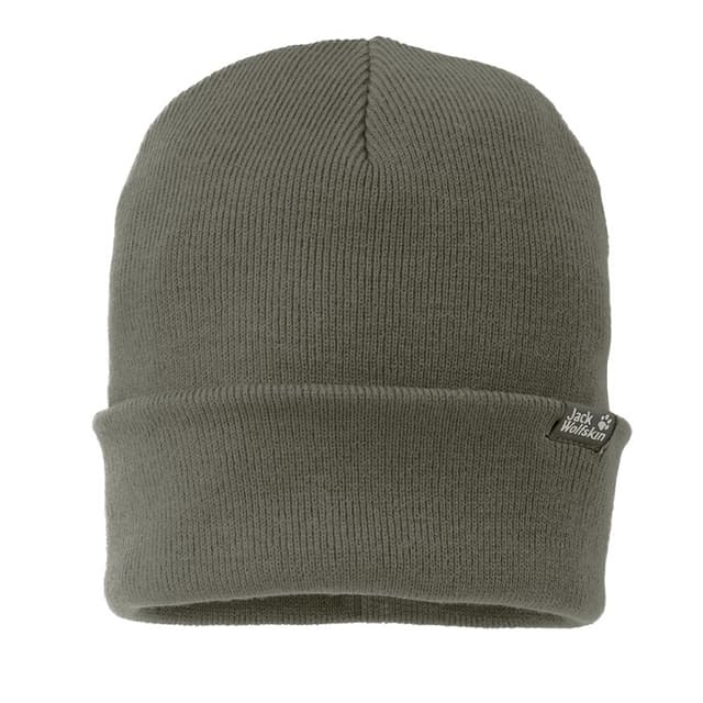 Шапка унісекс Jack Wolfskin RIB HAT оливкова 1903891-4550