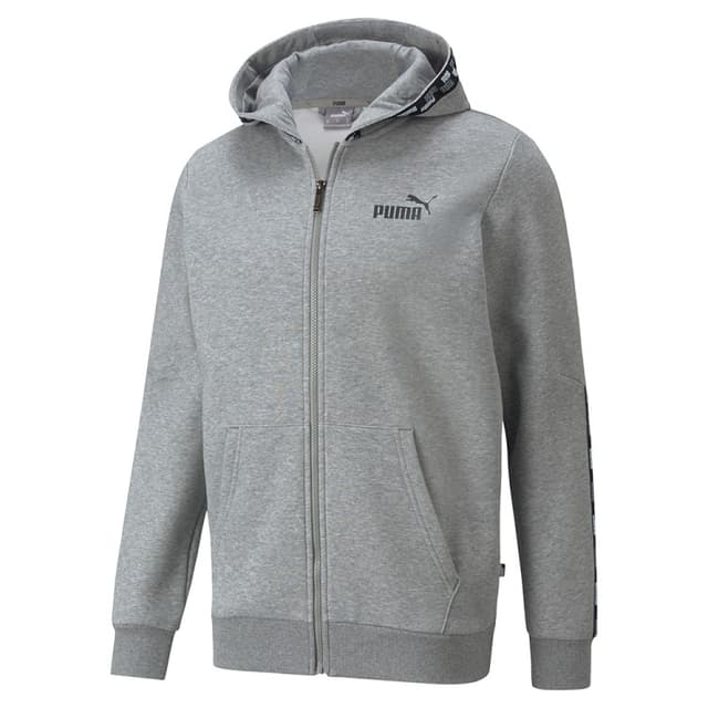 Толстовка чоловіча Puma Puma Power Fz Hoodie сіра 58939603 