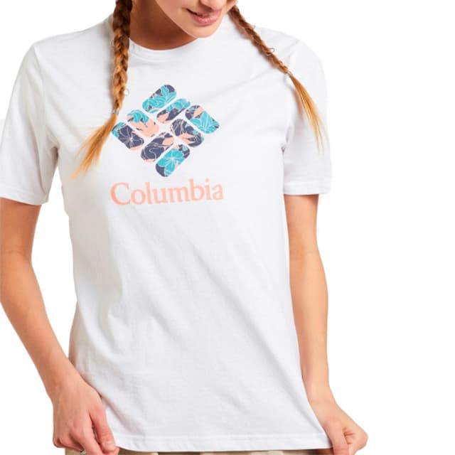 Футболка женская Columbia Timber Point™ Graphic Tee белая 2022261-100