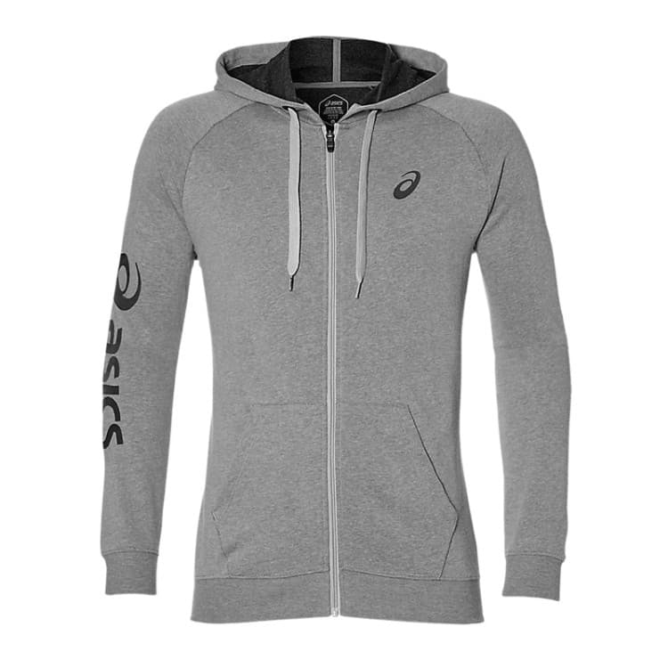 Толстовка чоловіча Asics Big Asics Fz Hoodie сіра 2031A983-020 