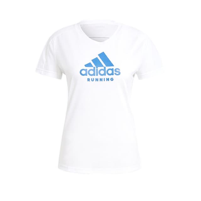 Футболка жіноча Adidas Run Logo Tee W біла GJ6458 