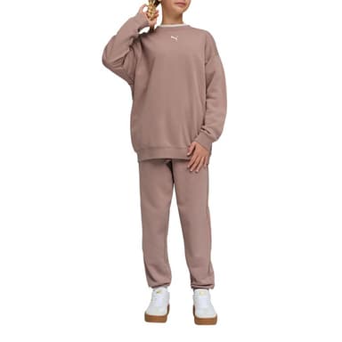 Костюм детский Puma Loungewear Oversized Sweat Suit TR G мокко 69339588