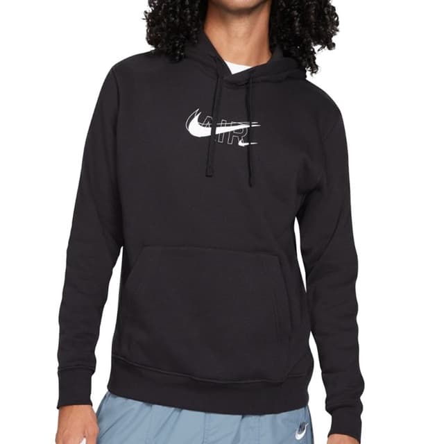 Толстовка чоловіча Nike M Nsw Hoodie Po Air Prnt Pack чорна DD9694-010