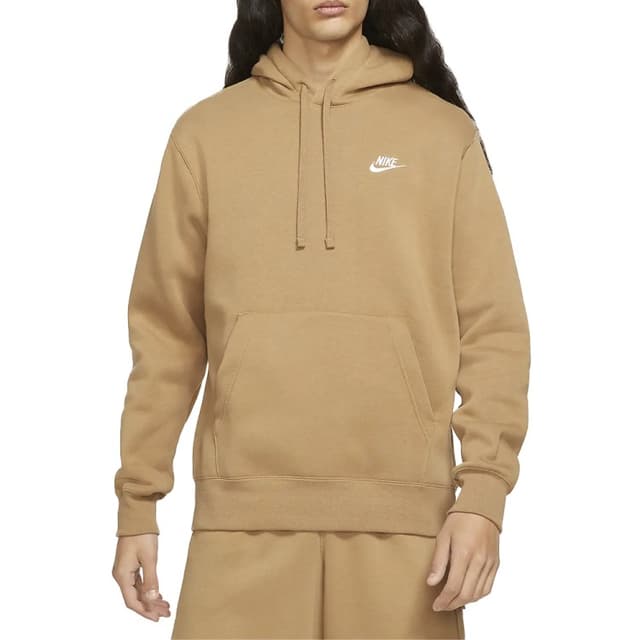 Толстовка чоловіча Nike M Nsw Club Hoodie Po Bb бежева BV2654-258 