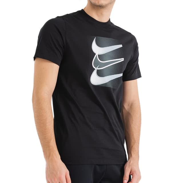 Футболка мужская Nike M NSW TEE 12MO SWOOSH черная DZ5173-010