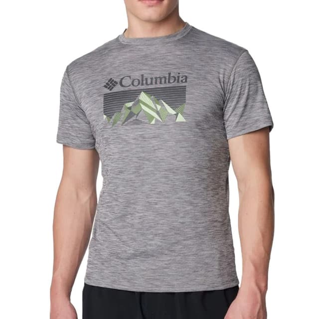 Футболка мужская Columbia ZERO RULES™ SHORT SLEEVE GRAPHIC SHIRT серая 1533291-023