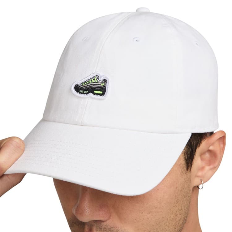 Бейсболка  Nike U NK CLUB CAP U CB AM95 PTCH L біла HJ6984-100