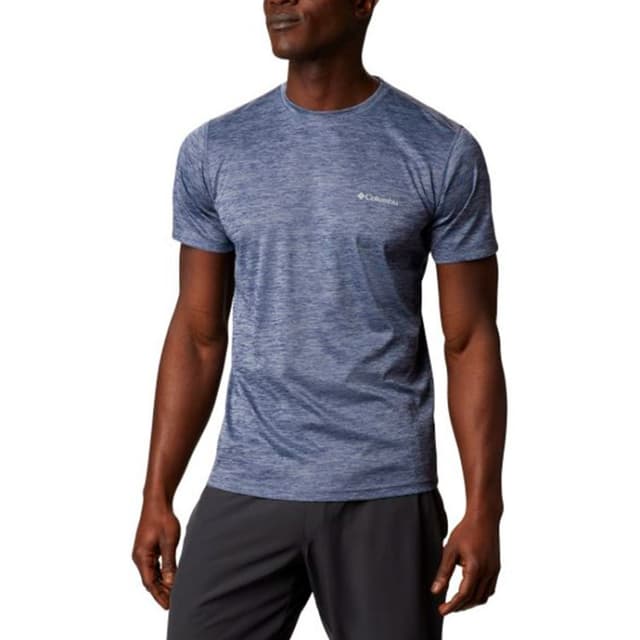 Футболка мужская Columbia Zero Rules ™ Short Sleeve Shirt синяя 1533313-469