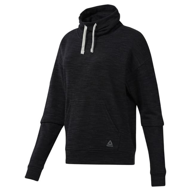 Толстовка жіноча Reebok TRAINING ESSENTIALS MARBLE COWL NECK сіра DU4910 