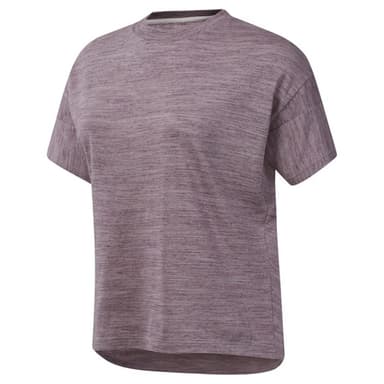 Футболка женская Reebok Training Essentials Marble фиолетовая DU4922