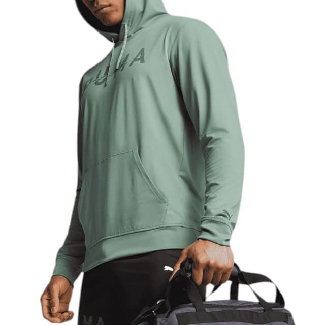 Толстовка чоловіча Puma CLOUDSPUN BRANDED HOODIE зелена 52667830