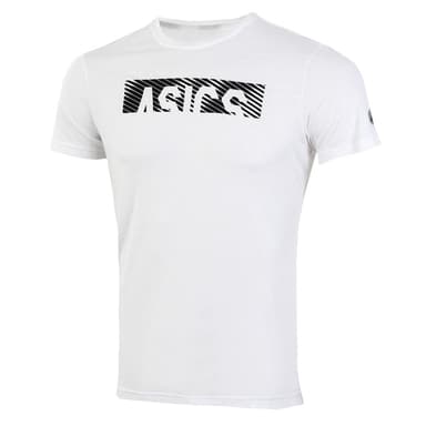 Футболка мужская Asics ESNT DIAGONAL SS TOP белая 155234-0014