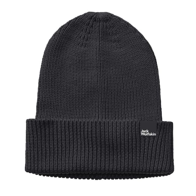 Шапка унісекс Jack Wolfskin ESSENTIAL BEANIE чорна 1910881-6000