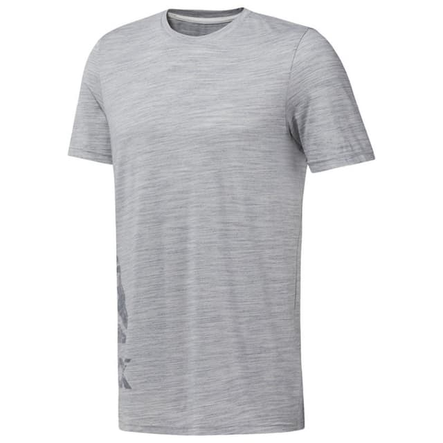 Футболка мужская Reebok Te Marble Group Tee серая DU8281