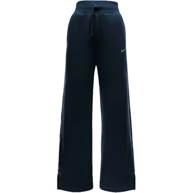 Брюки женские Nike W NSW PHNX FLC HR PANT WIDE синие DQ5615-478