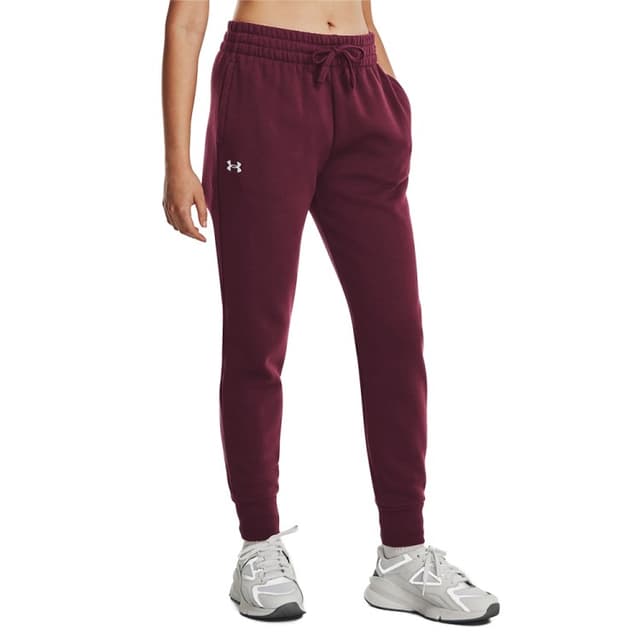 Штани жіночі Under Armour UA Rival Fleece Jogger бордові 1379438-600