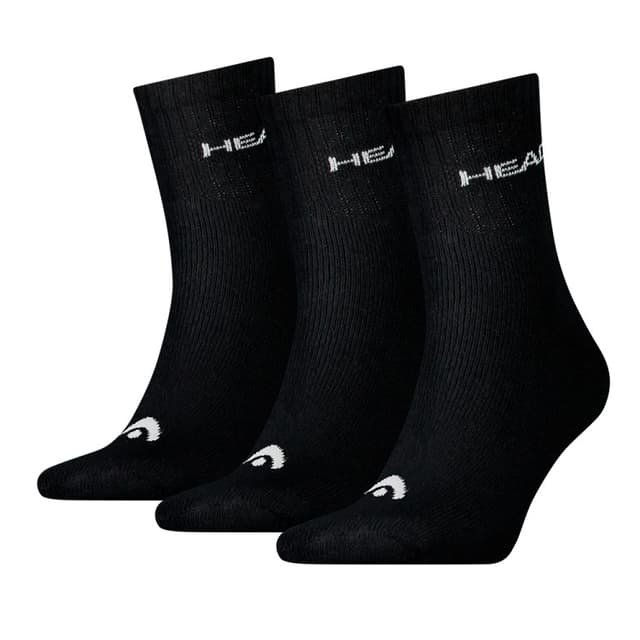 Носки HEAD SHORT CREW 3P UNISEX черные 701213457200