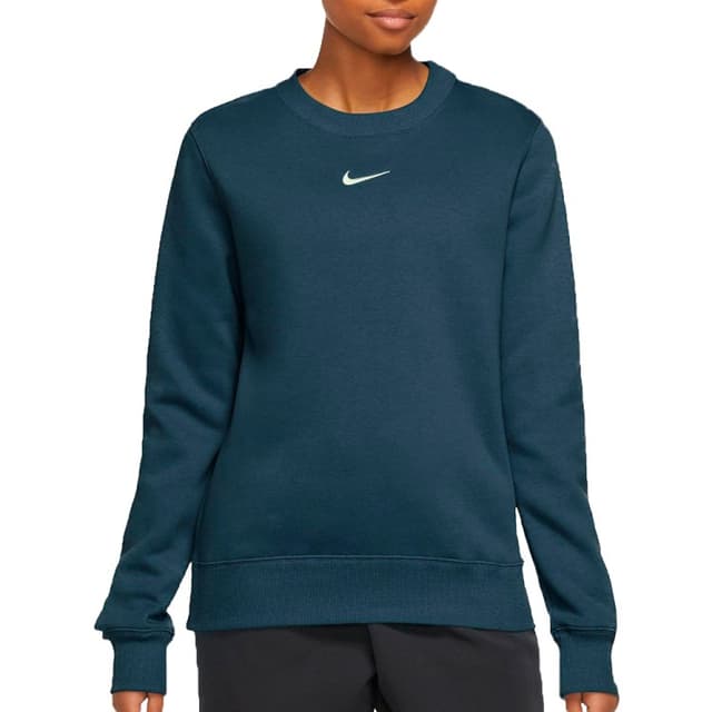 Толстовка жіноча Nike W NSW PHNX FLC STD CREW синя DQ5751-478