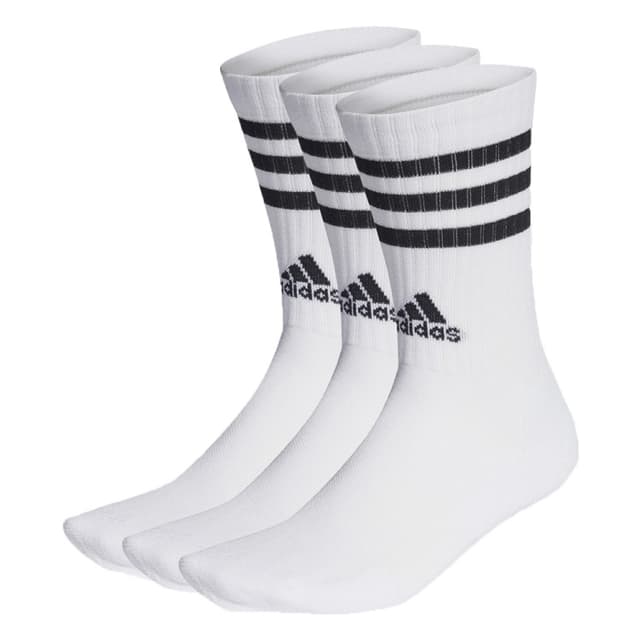 Носки Adidas 3S C SPW CRW 3P белые HT3458