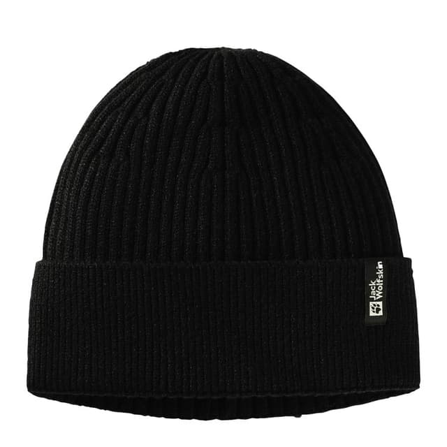 Шапка Jack Wolfskin COSY BEANIE черная 1909252-6000