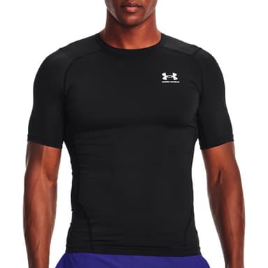 Футболка чоловіча Under Armour Ua Hg Armour Comp Ss чорна 1361518-001