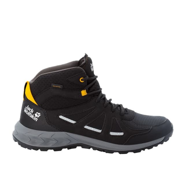 Черевики чоловічі Jack Wolfskin WOODLAND 2 TEXAPORE MID M чорні 4051261-6055