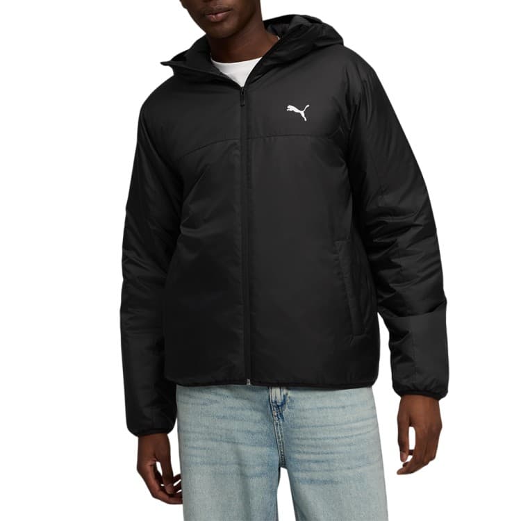 Куртка мужская Puma ESS Light Padded Jacket черная 68829601 — Sport City Куртка мужская Puma ESS Light Padded Jacket черная 68829601